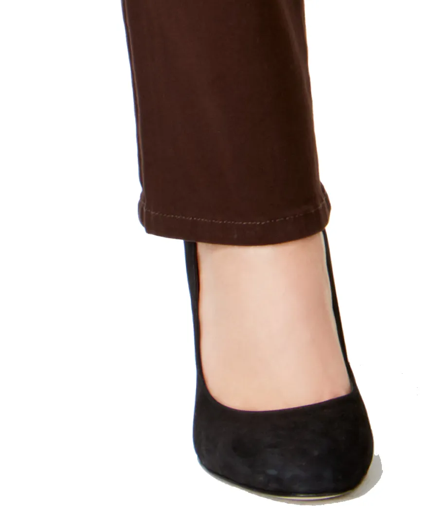 Tummy-Control Straight-Leg Jeans