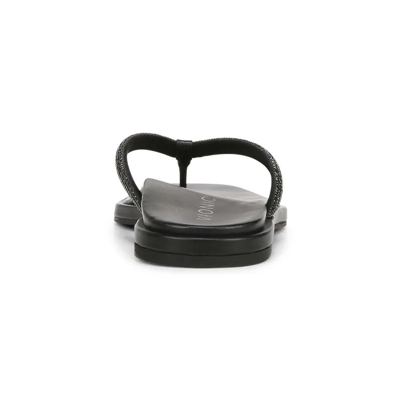 Vionic Vista Shine Black Women's Flipflops