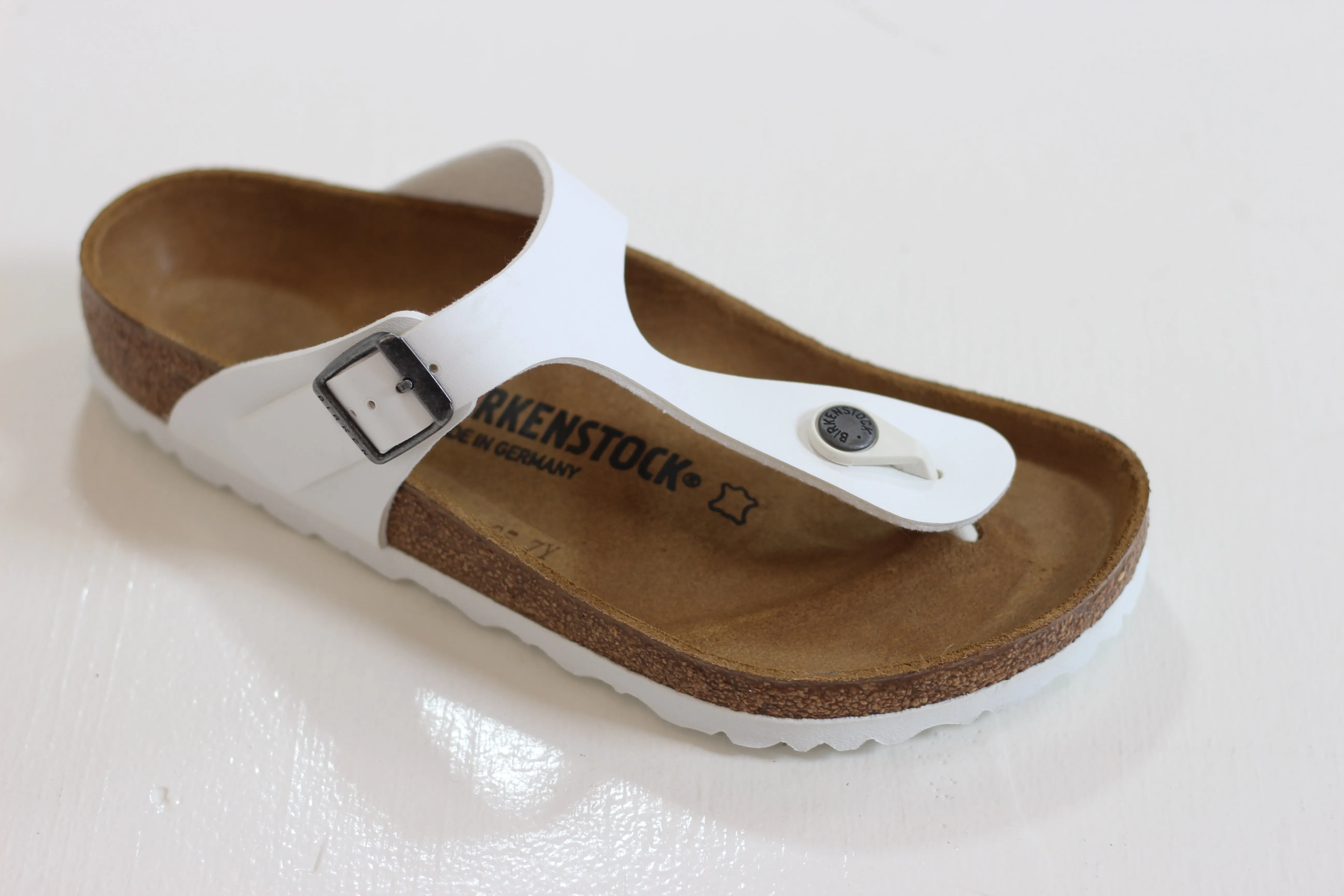 Women's Gizeh Sandal - White Birko Flor
